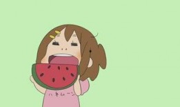 开心吃瓜小呆瓜图片大全,呆瓜萌态尽收眼底