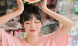 夏天吃瓜女生头像,青春女生头像风采