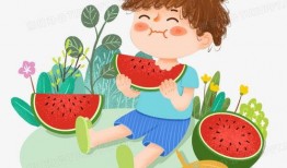 小熊吃瓜相片高清头像,高清头像诠释夏日清凉